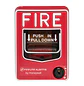 Fire-Lite BG-12, Estación Manual de Alarma, Doble Acción, Contacto NO, Reinicio Hexagonal - Miniatura 2