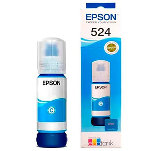 Epson T524220-AL, Botella de Tinta Cian Original
