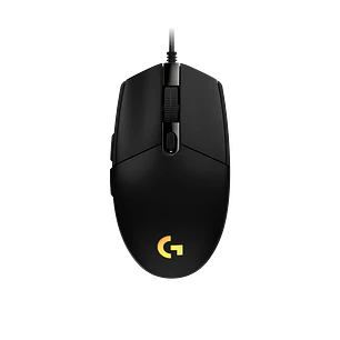 Logitech G203 LIGHTSYNC, Mouse Gamer RGB, 8000 DPI, 6 Botones, USB, Negro