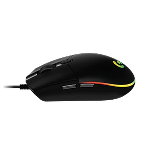 Logitech G203 LIGHTSYNC, Mouse Gamer RGB, 8000 DPI, 6 Botones, USB, Negro