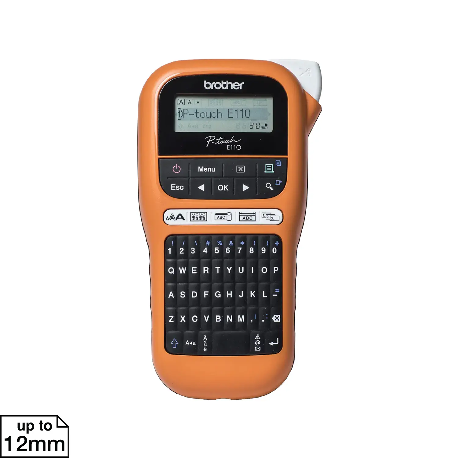 Brother P-touch PT-E110VP, Rotuladora Industrial Portátil 12mm, 180 ppp, 20mm/s, Maletín 1