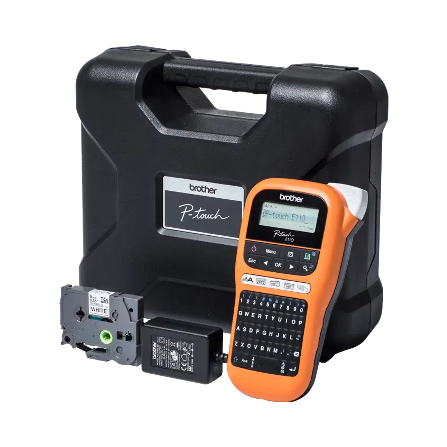 Brother P-touch PT-E110VP, Rotuladora Industrial Portátil 12mm, 180 ppp, 20mm/s, Maletín 4