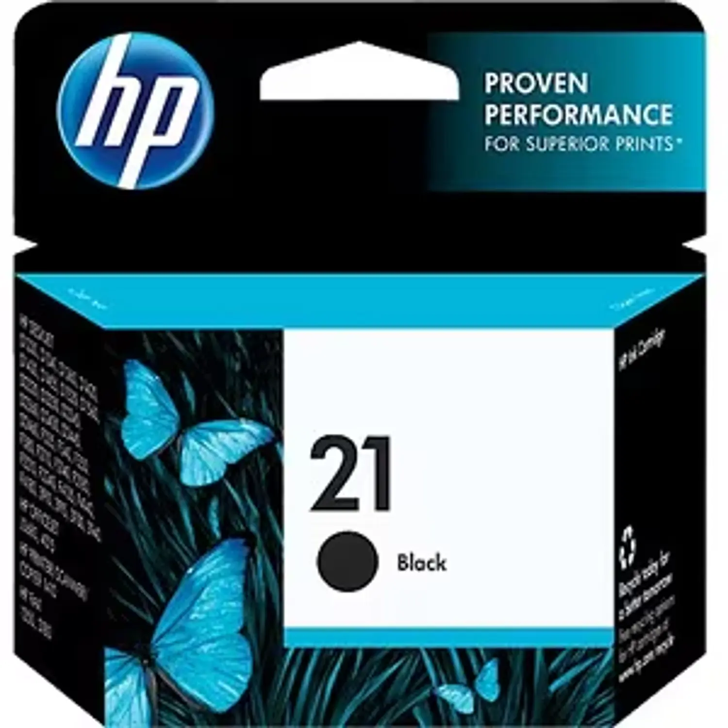 HP 21, Cartucho de Tinta Negra Original 