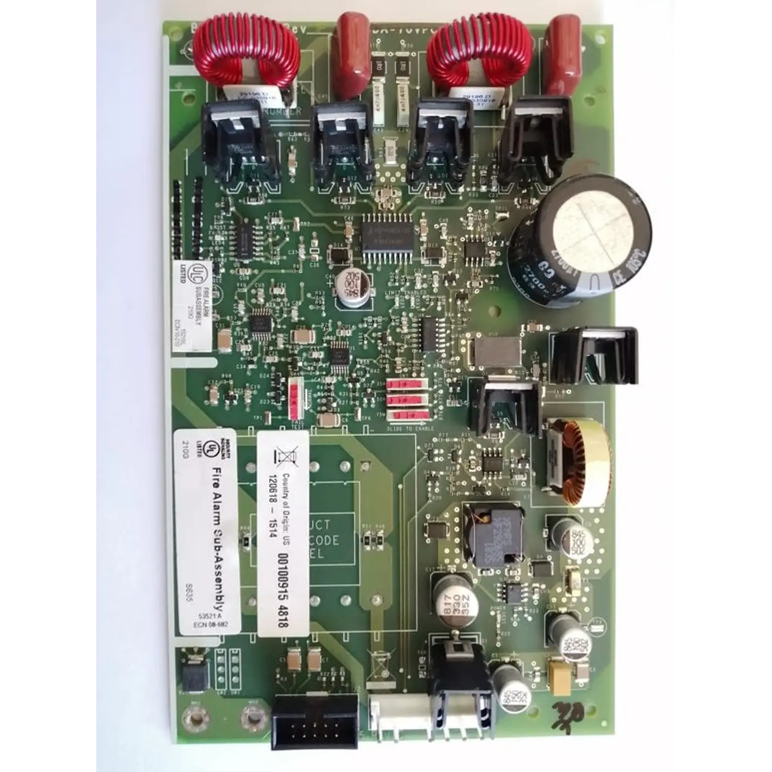 Notifier NFC-BDA-25V, Amplificador de Audio 50W, 25V, Respaldo, NFC-50 y NFC-100 2