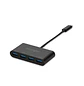 Kensington K33616WW, Hub USB-C a 4 Puertos USB-A 3.2 Gen 2, 10Gbps, Negro - Miniatura 1