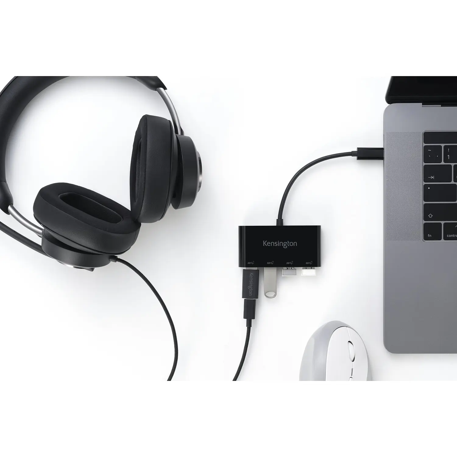 Kensington K33616WW, Hub USB-C a 4 Puertos USB-A 3.2 Gen 2, 10Gbps, Negro 7