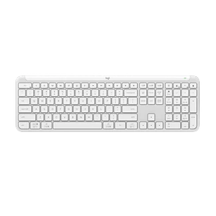 Logitech Signature Slim K950, Teclado Inalámbrico Español, Bluetooth, Logi Bolt, Multidispositivo, Blanco