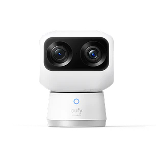 Eufy S350 T8416321, Cámara de Seguridad Interior 4K, Doble Lente, Zoom 8x, Wi-Fi 6, Blanca