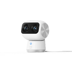 Eufy S350 T8416321, Cámara de Seguridad Interior 4K, Doble Lente, Zoom 8x, Wi-Fi 6, Blanca