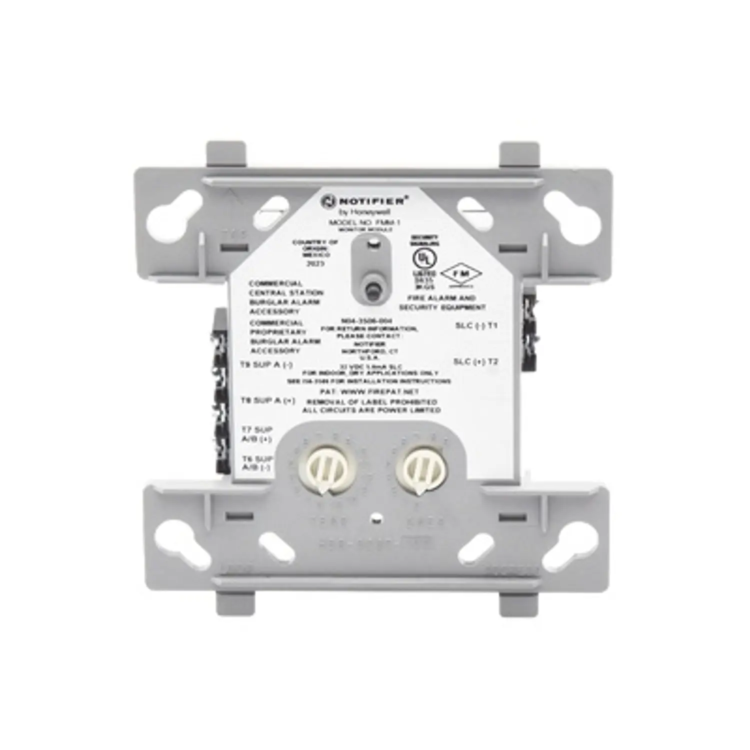 Notifier FMM-1, Módulo Monitor Direccionable, Contacto Normalmente Abierto 2