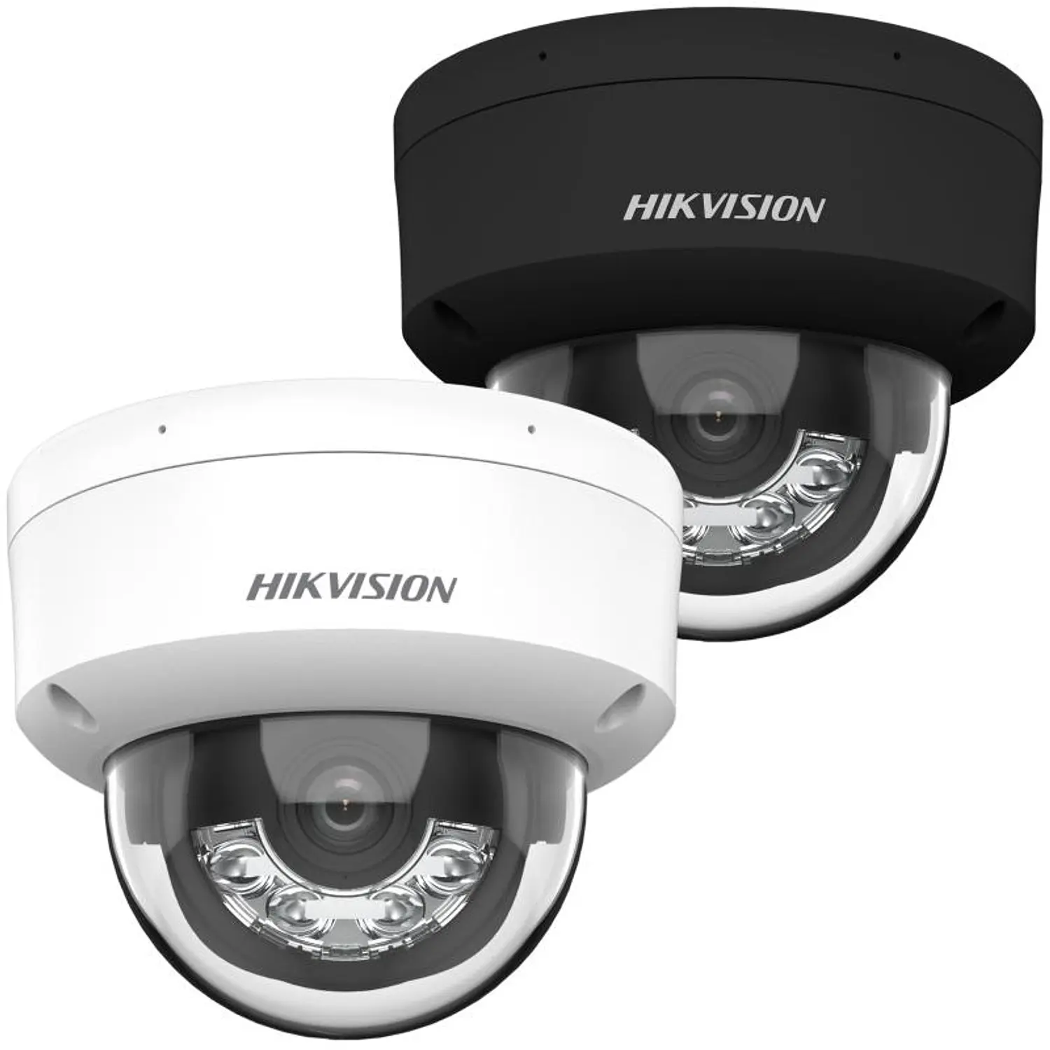 Hikvision DS-2CD2163G2-LIS2U, Cámara IP Domo 6MP, 2.8mm, AcuSense, 2 Micrófonos, PoE, IK10, Blanco 1
