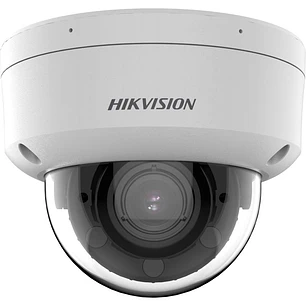Hikvision DS-2CD2763G2-LIZS2U, Cámara IP Domo 6MP, 2.8-12mm, AcuSense, 2 Micrófonos, PoE, IK10, Blanco