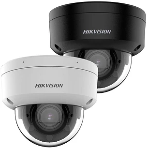 Hikvision DS-2CD2763G2-LIZS2U, Cámara IP Domo 6MP, 2.8-12mm, AcuSense, 2 Micrófonos, PoE, IK10, Blanco