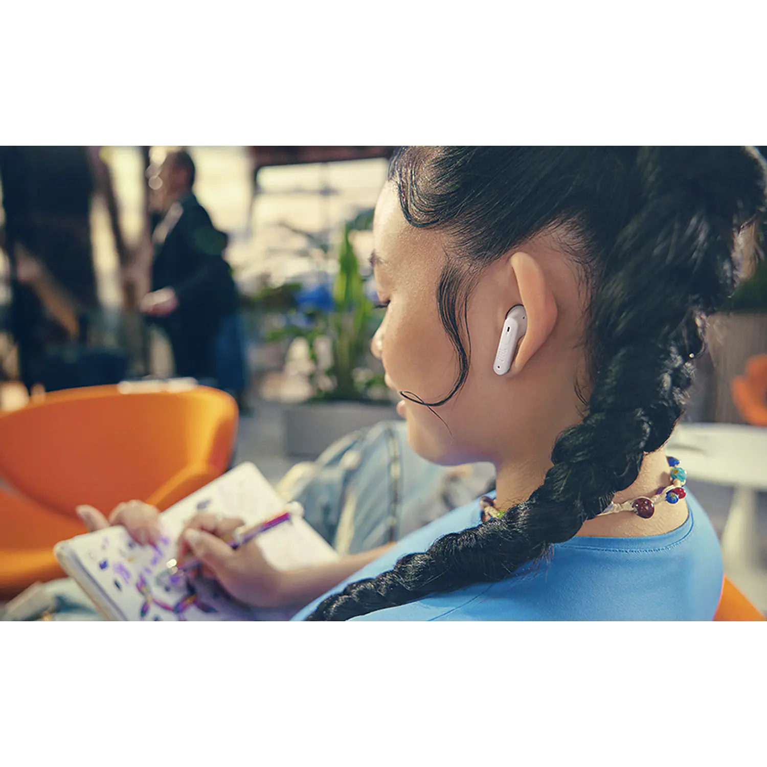 JBL Tune Flex 2, Audífonos True Wireless, ANC, 6 Micrófonos, Bluetooth 5.3, 48h, IP54, Blanco 13
