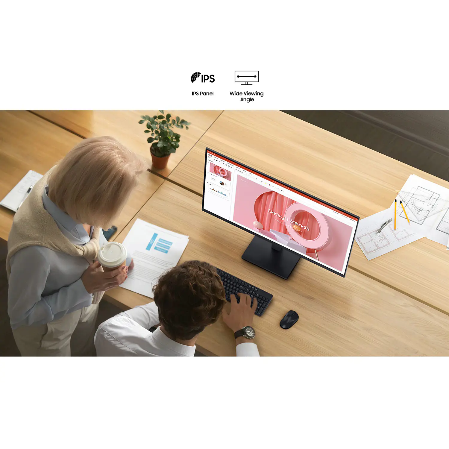 Samsung Essential Monitor S3 S30GD, Monitor 24