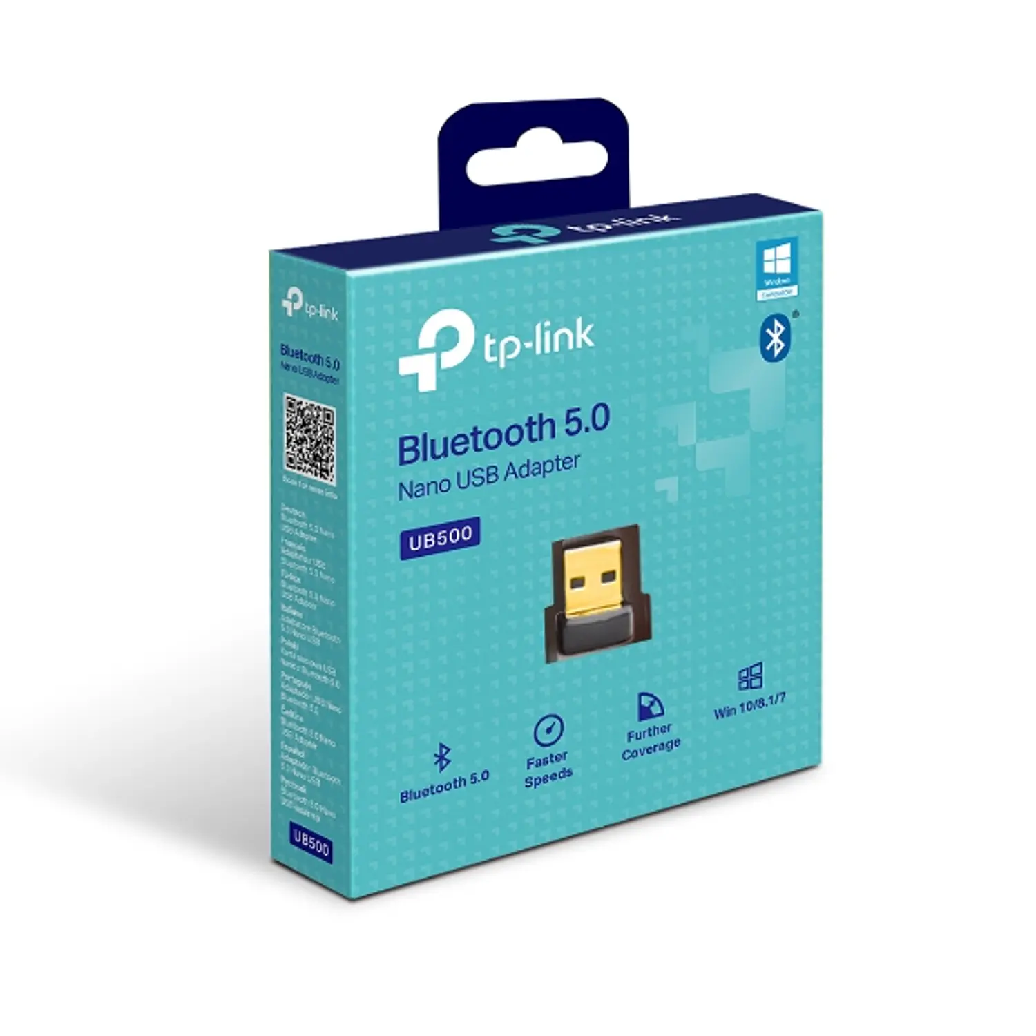 TP-Link UB500 Adaptador Nano USB Bluetooth 5.0 para PC, Windows 11/10/8.1/7 1