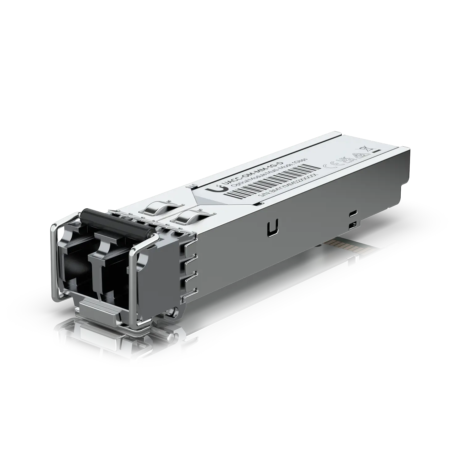 Ubiquiti UniFi UACC-OM-MM-1G-D-2, Pack 2 Módulos SFP 1Gbps Multimodo, LC UPC Dúplex, 850nm, 550m 3