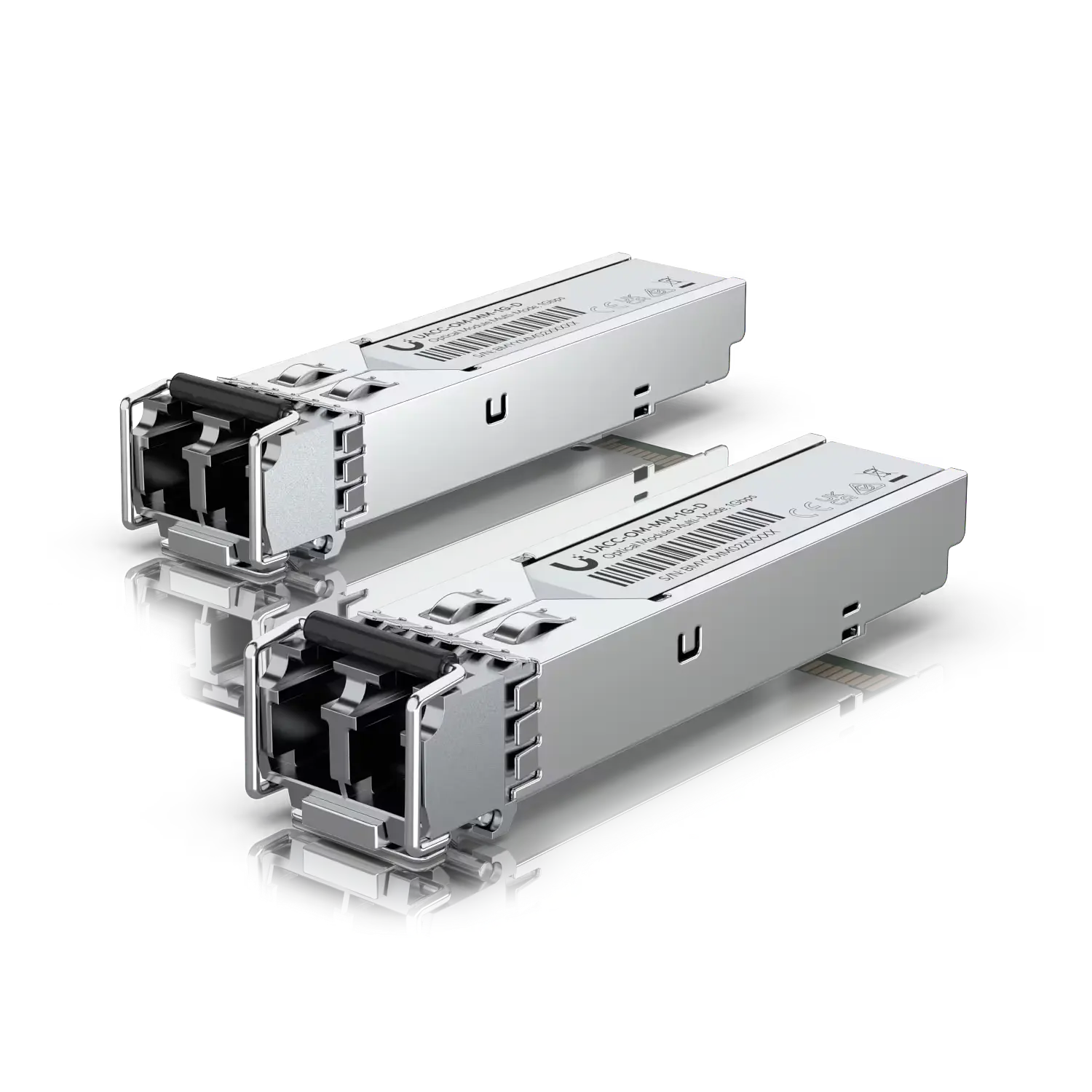 Ubiquiti UniFi UACC-OM-MM-1G-D-2, Pack 2 Módulos SFP 1Gbps Multimodo, LC UPC Dúplex, 850nm, 550m 1