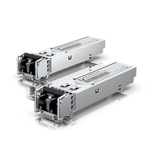 Ubiquiti UniFi UACC-OM-MM-1G-D-2, Pack 2 Módulos SFP 1Gbps Multimodo, LC UPC Dúplex, 850nm, 550m