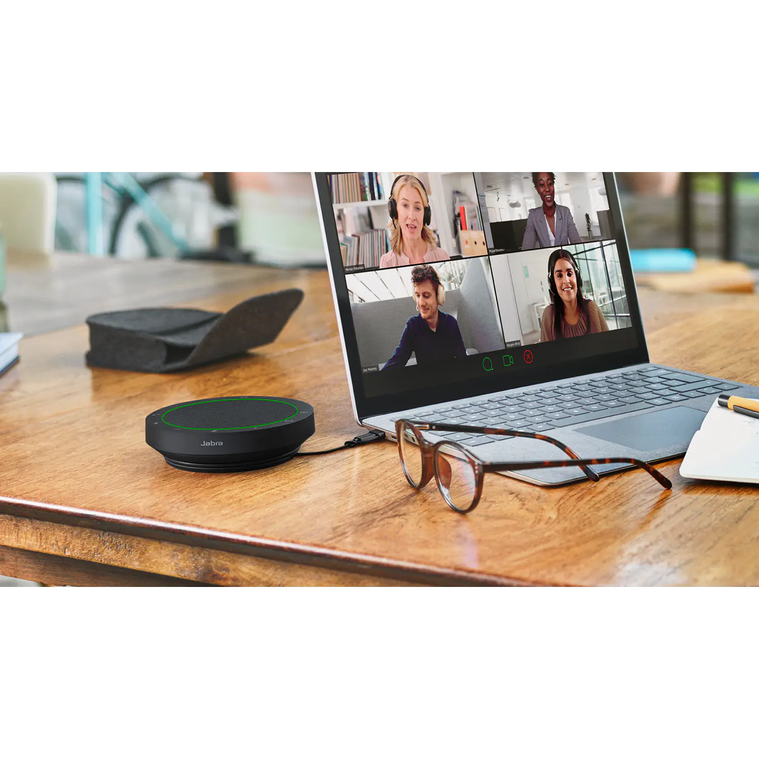 Jabra Speak2 55 MS Teams 2755-109, Speakerphone Bluetooth 5.1, USB-C/USB-A, 4 Micrófonos, IP64, 12 Horas 4