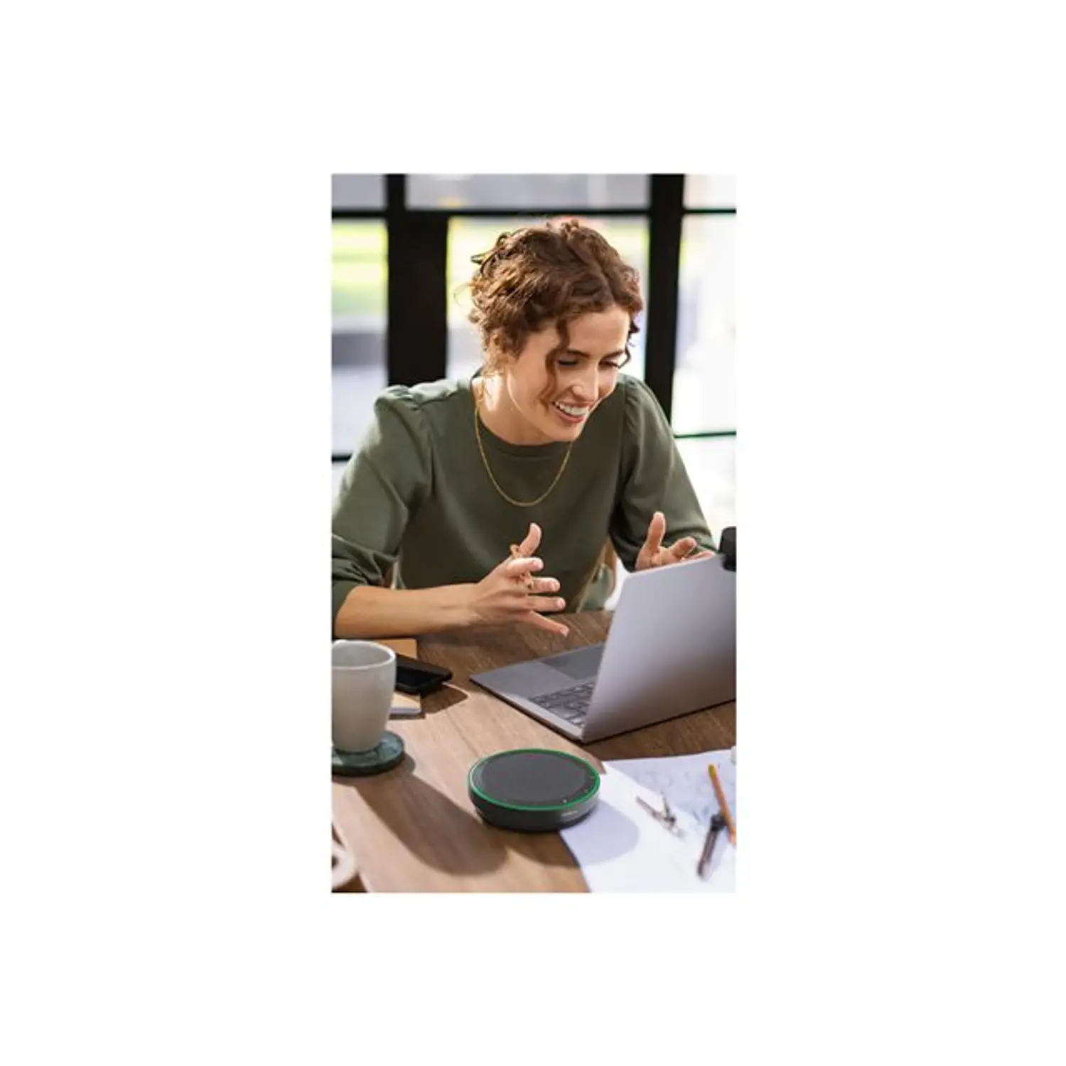 Jabra Speak2 75 MS Teams, Parlante para Conferencias, Link 390c, Bluetooth 5.2, 32 h 5