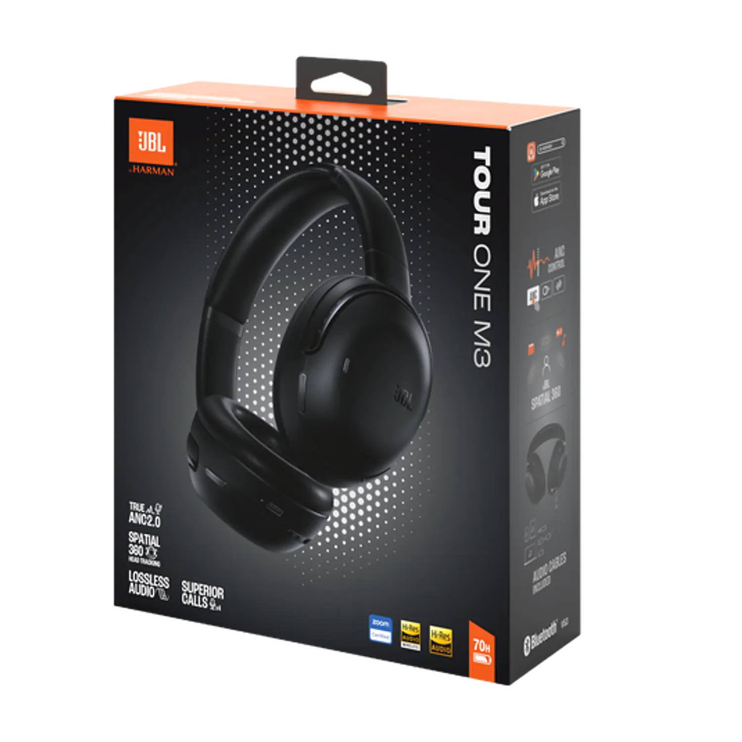 JBL Tour One M3, Audífonos Over-Ear ANC 2.0, Hi-Res, Bluetooth 5.3, 70 h, Negro 12