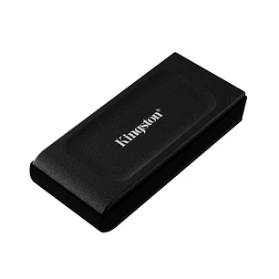 Kingston XS1000, SSD Externo Portátil 1TB, USB 3.2 Gen 2, 1050/1000MB/s, USB-C y USB-A, Negro