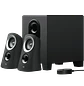Logitech Z313 Sistema de Parlantes 2.1, 25W RMS, Subwoofer, Entrada 3.5mm, Control Cableado, Negro - Miniatura 1