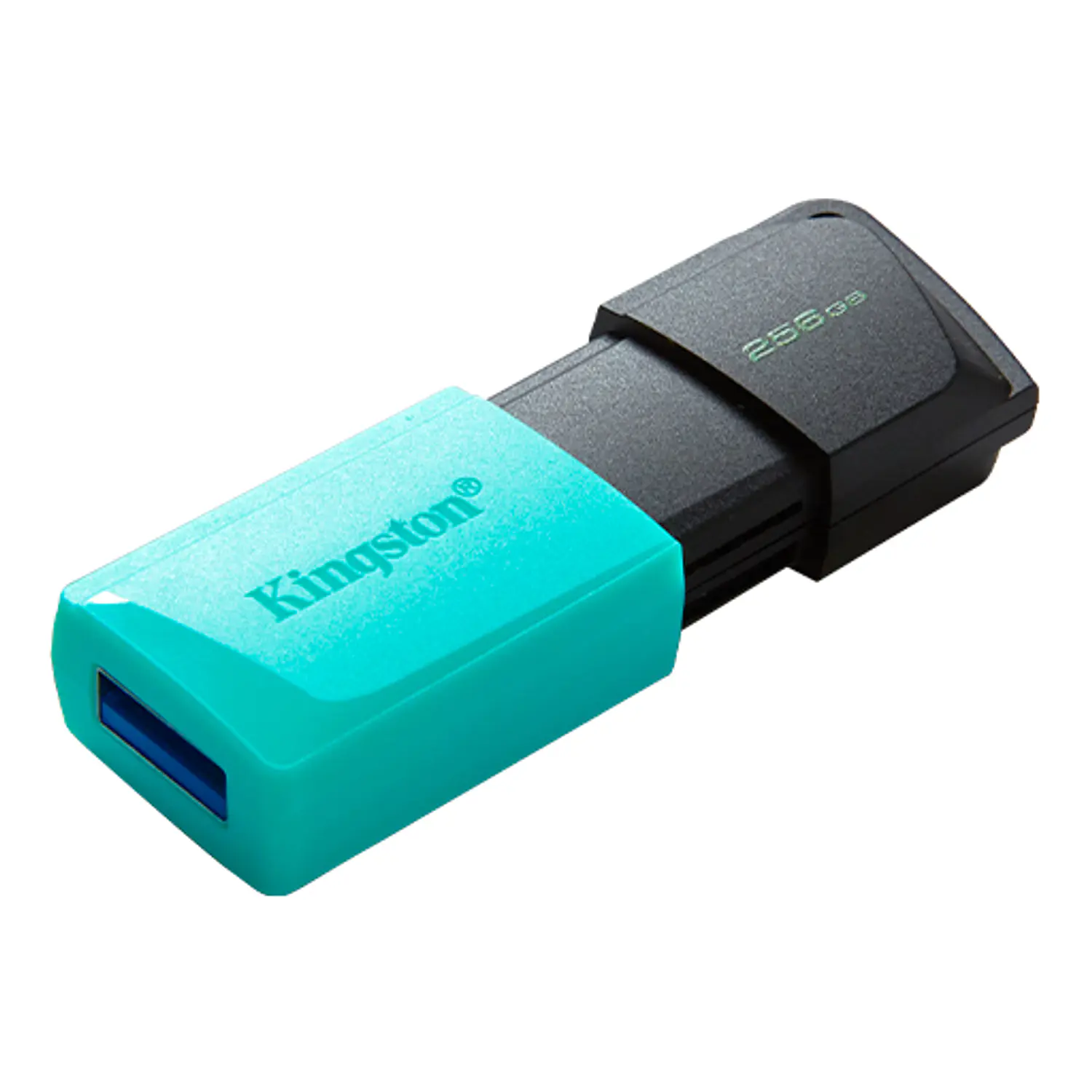 Kingston DataTraveler Exodia M, Pendrive 256GB USB-A, USB 3.2 Gen 1, Negro con Tapa Turquesa 2