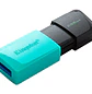 Kingston DataTraveler Exodia M, Pendrive 256GB USB-A, USB 3.2 Gen 1, Negro con Tapa Turquesa - Miniatura 2
