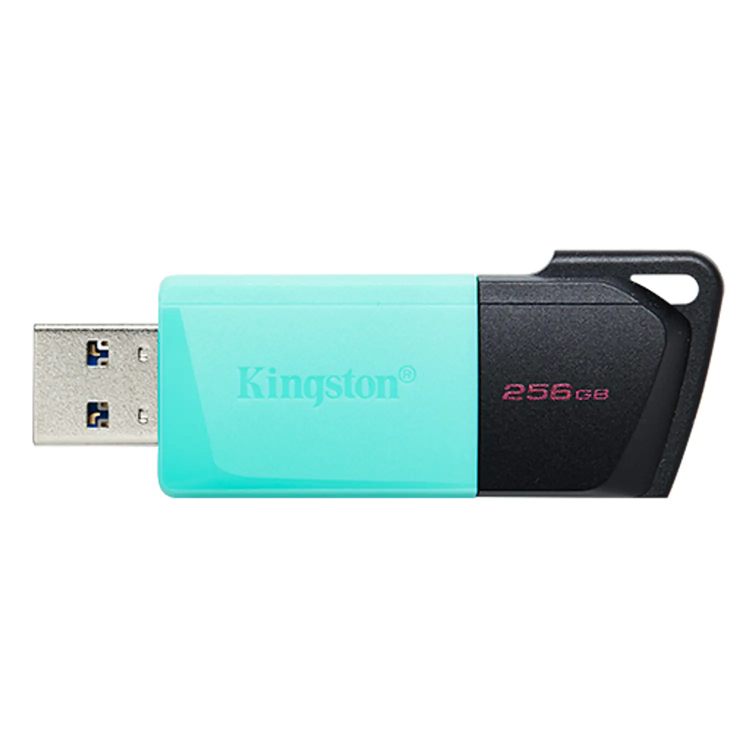 Kingston DataTraveler Exodia M, Pendrive 256GB USB-A, USB 3.2 Gen 1, Negro con Tapa Turquesa 1