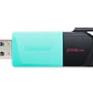 Kingston DataTraveler Exodia M, Pendrive 256GB USB-A, USB 3.2 Gen 1, Negro con Tapa Turquesa - Miniatura 1