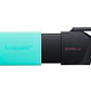 Kingston DataTraveler Exodia M, Pendrive 256GB USB-A, USB 3.2 Gen 1, Negro con Tapa Turquesa - Miniatura 3