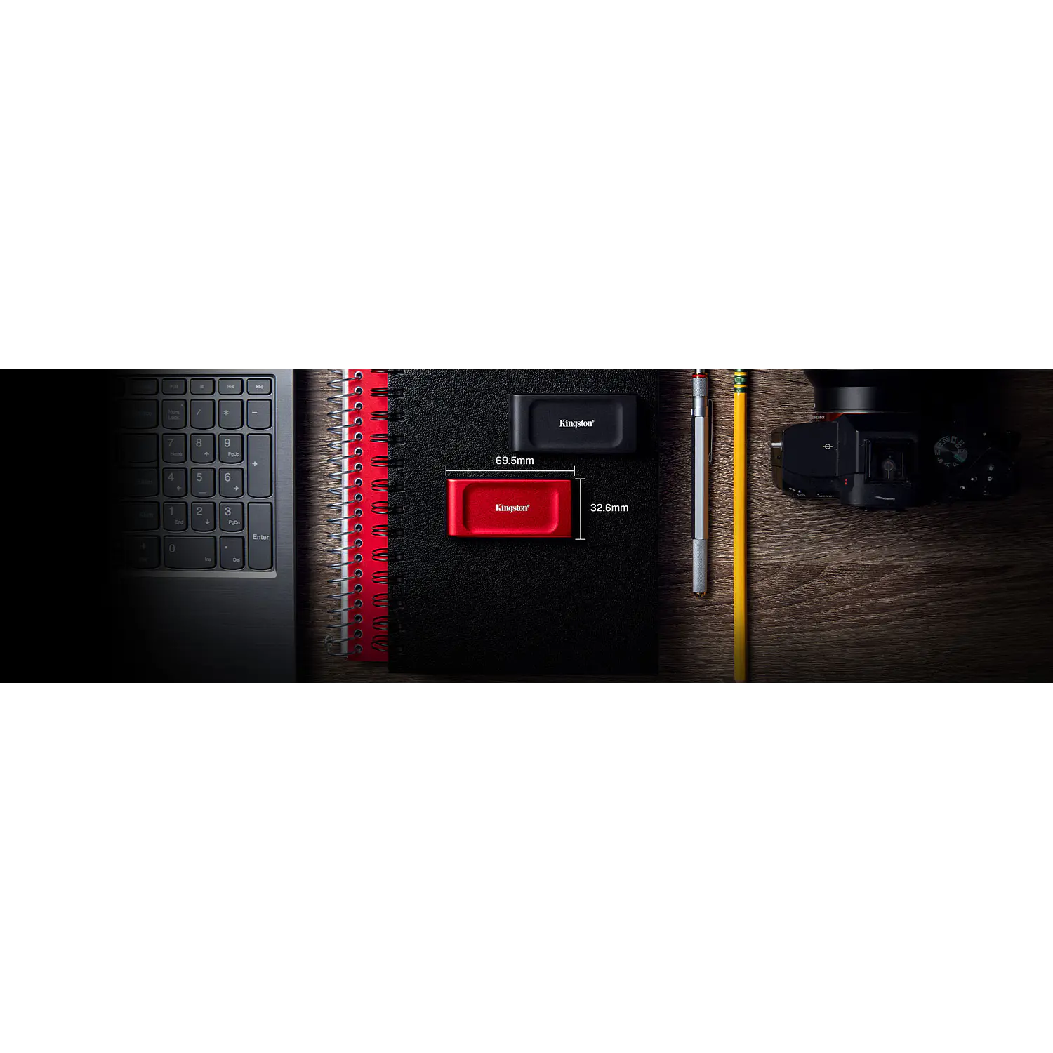 Kingston XS1000, SSD Externo Portátil 1TB, USB 3.2 Gen 2, 1050/1000MB/s, USB-C y USB-A, Negro 4