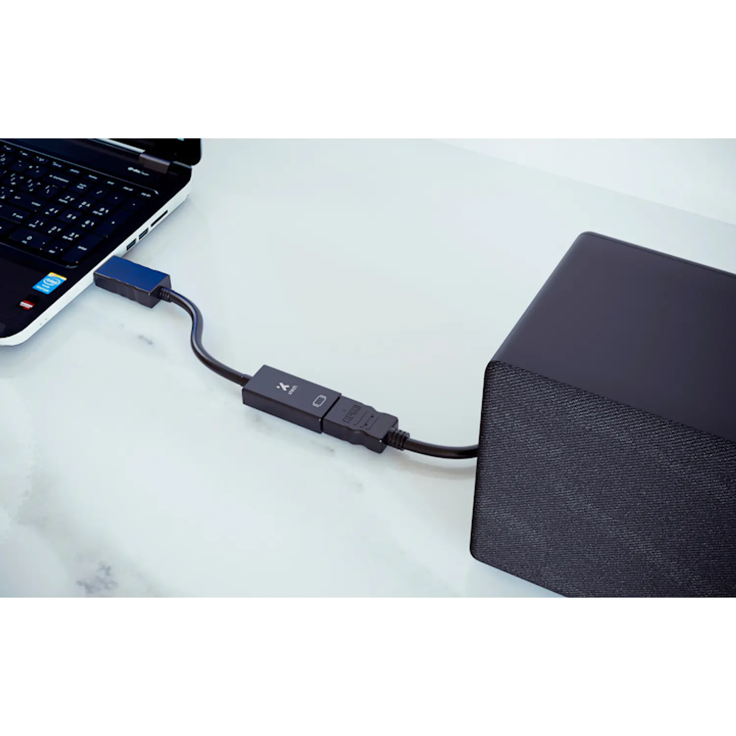 Xtech XTC-378 Adaptador DisplayPort 1.2 Macho a HDMI Hembra, 4K, 20 cm, Audio Digital, Negro 7