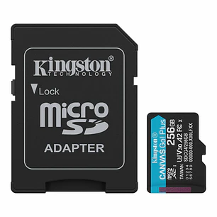 Kingston Canvas Go! Plus, Tarjeta microSDXC 512GB, 200/160MB/s, U3, V30, A2
