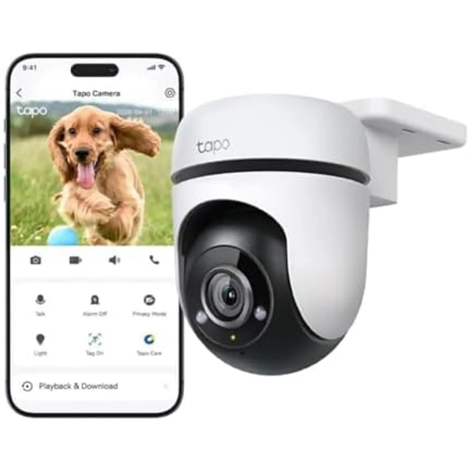 TP-Link Tapo C500, Cámara Wi-Fi Exterior 1080p, Giro 360°, IA, Visión Nocturna, IP65 3