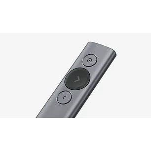 Logitech Spotlight, Presentador Inalámbrico Bluetooth, USB, Alcance 30 m, Gris
