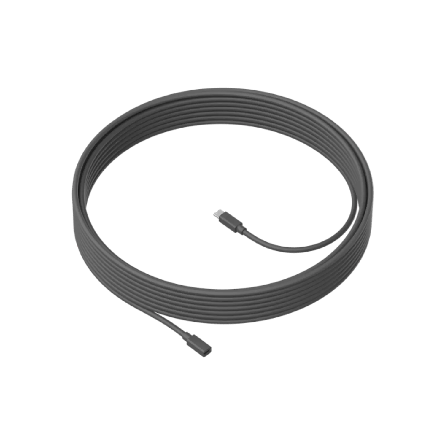 Logitech Cable, Extensión para Micrófono MeetUp, 10 m, Negro 1
