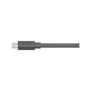 Logitech Cable, Extensión para Micrófono MeetUp, 10 m, Negro