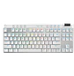 Logitech G PRO X TKL, Teclado Mecánico Inalámbrico, GX Brown, RGB, Blanco - Miniatura 1