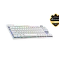 Logitech G PRO X TKL, Teclado Mecánico Inalámbrico, GX Brown, RGB, Blanco - Miniatura 3