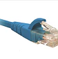 Nexxt Solutions Patch Cord Cat6 U/UTP, RJ45, 30 cm, 24AWG, CM, Azul - Miniatura 1