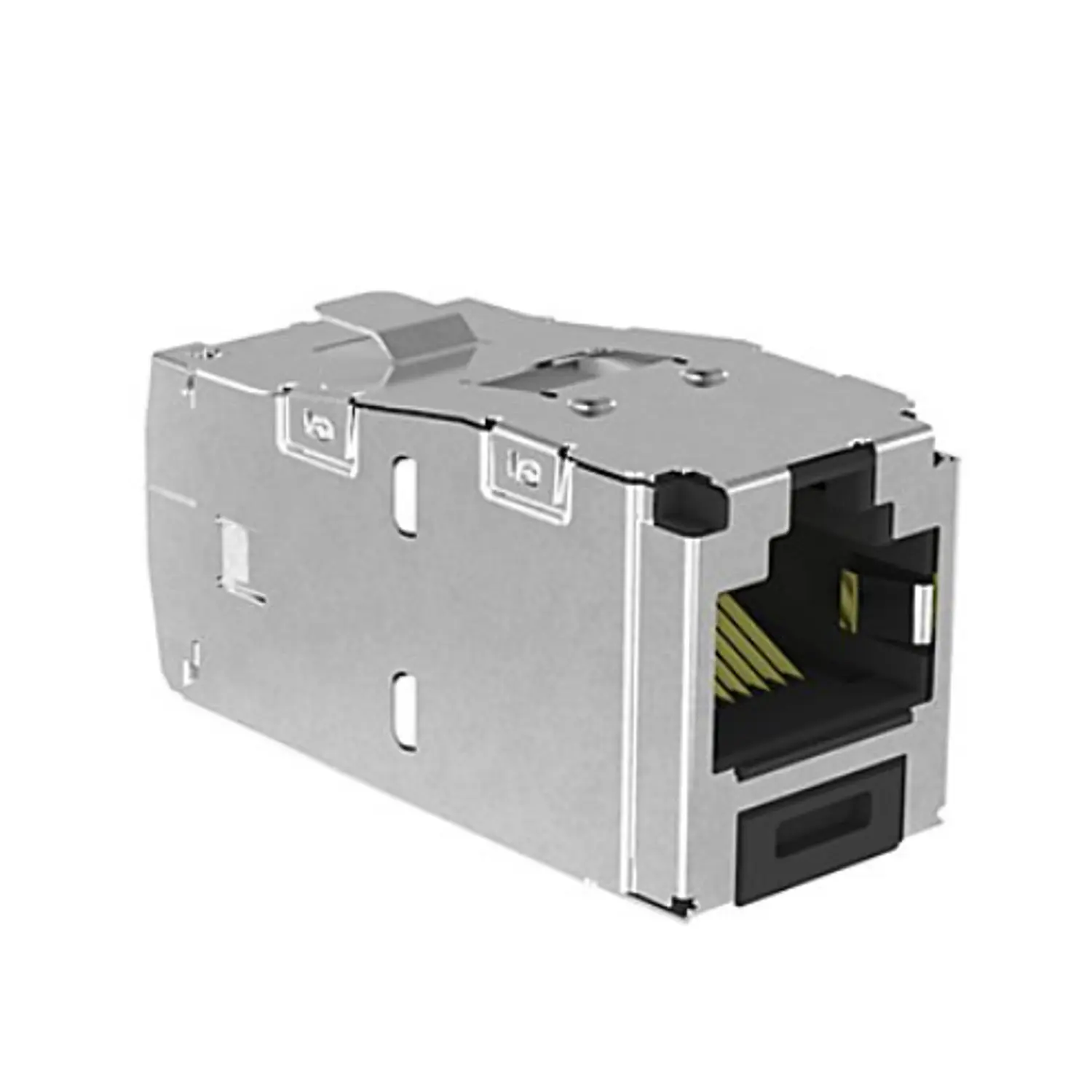 Panduit Mini-Com TX6A 10Gig, Jack RJ45 Cat6A STP, 10GBASE-T, Estilo TG, Negro 2