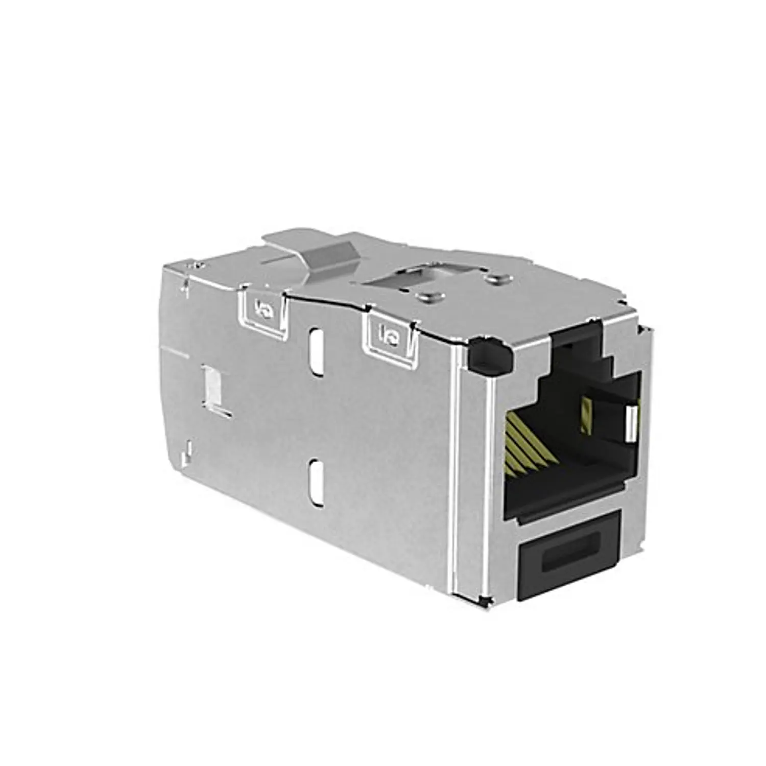 Panduit Mini-Com TX6A 10Gig, Jack RJ45 Cat6A STP, 10GBASE-T, Estilo TG, Negro 3