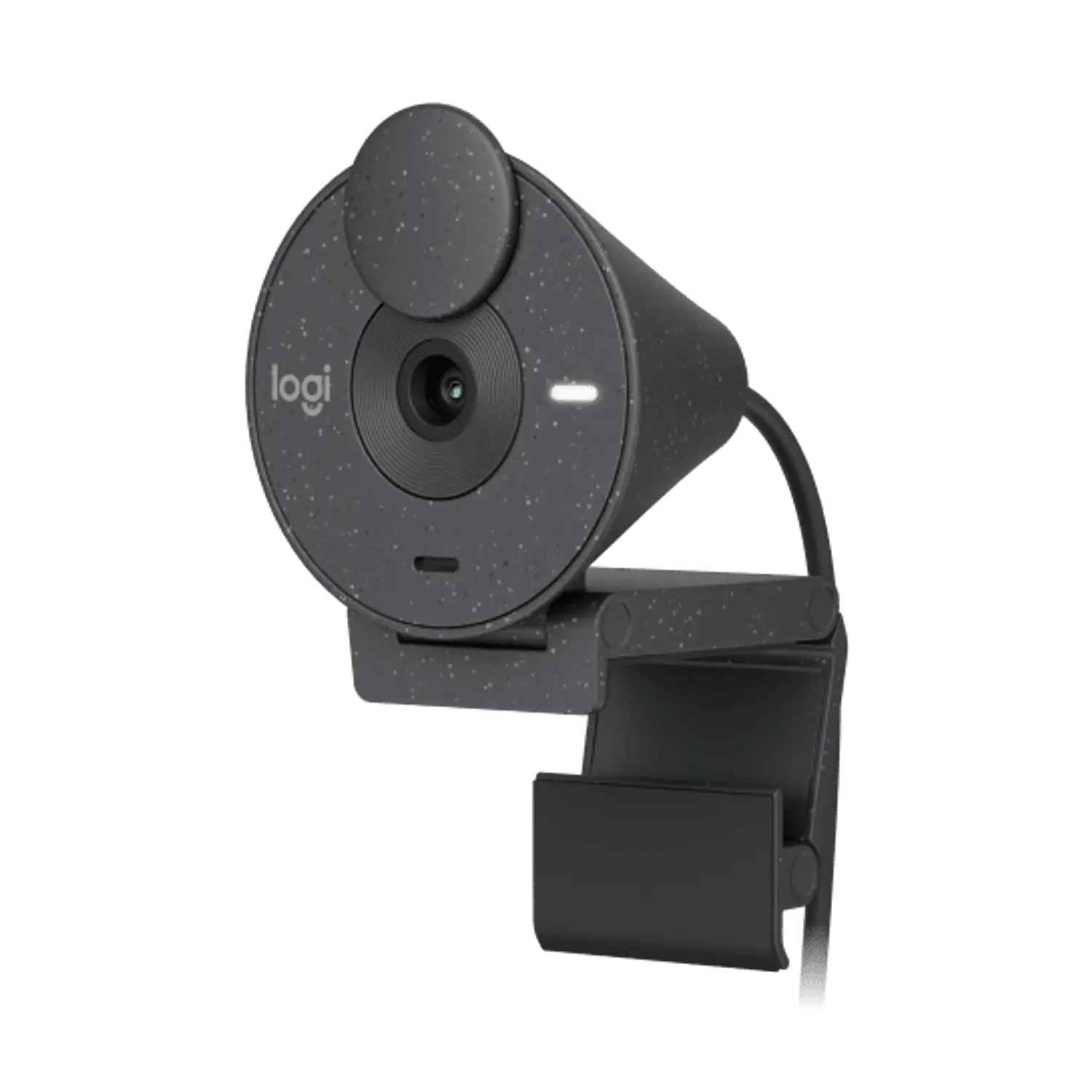 Logitech Brio 300, Webcam Full HD 1080p, Micrófono con Reducción de Ruido, USB-C, Grafito