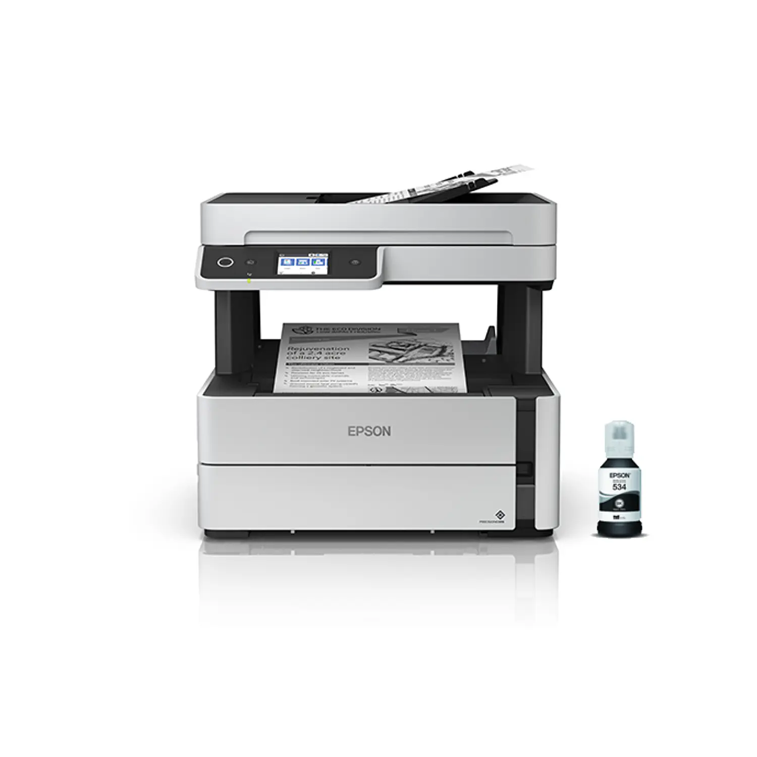 Epson EcoTank M3170, Multifuncional Monocromática, 20 ppm, Dúplex, ADF, Fax, Wi‑Fi 1