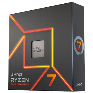 AMD Ryzen 7 7700X, Procesador AM5, 8 Núcleos, 16 Hilos, Hasta 5.4GHz, Sin Cooler