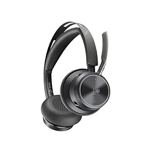 Poly Voyager Focus 2, Audífono Bluetooth, ANC, Microsoft Teams, USB-C/A, Base de Carga