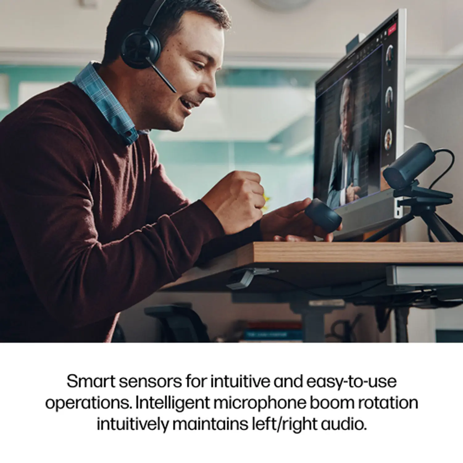 Poly Voyager Focus 2, Audífono Bluetooth, ANC, Microsoft Teams, USB-C/A, Base de Carga 8